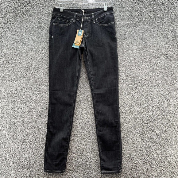 prAna Denim - Prana Jeans Womens 26X32 Dark Wash Mid Rise Narrow Straight Breathe Denim Pant